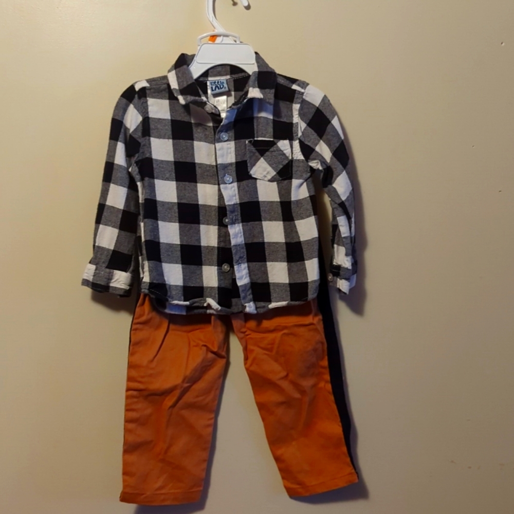Toddler boy 2 piece dress clothes set